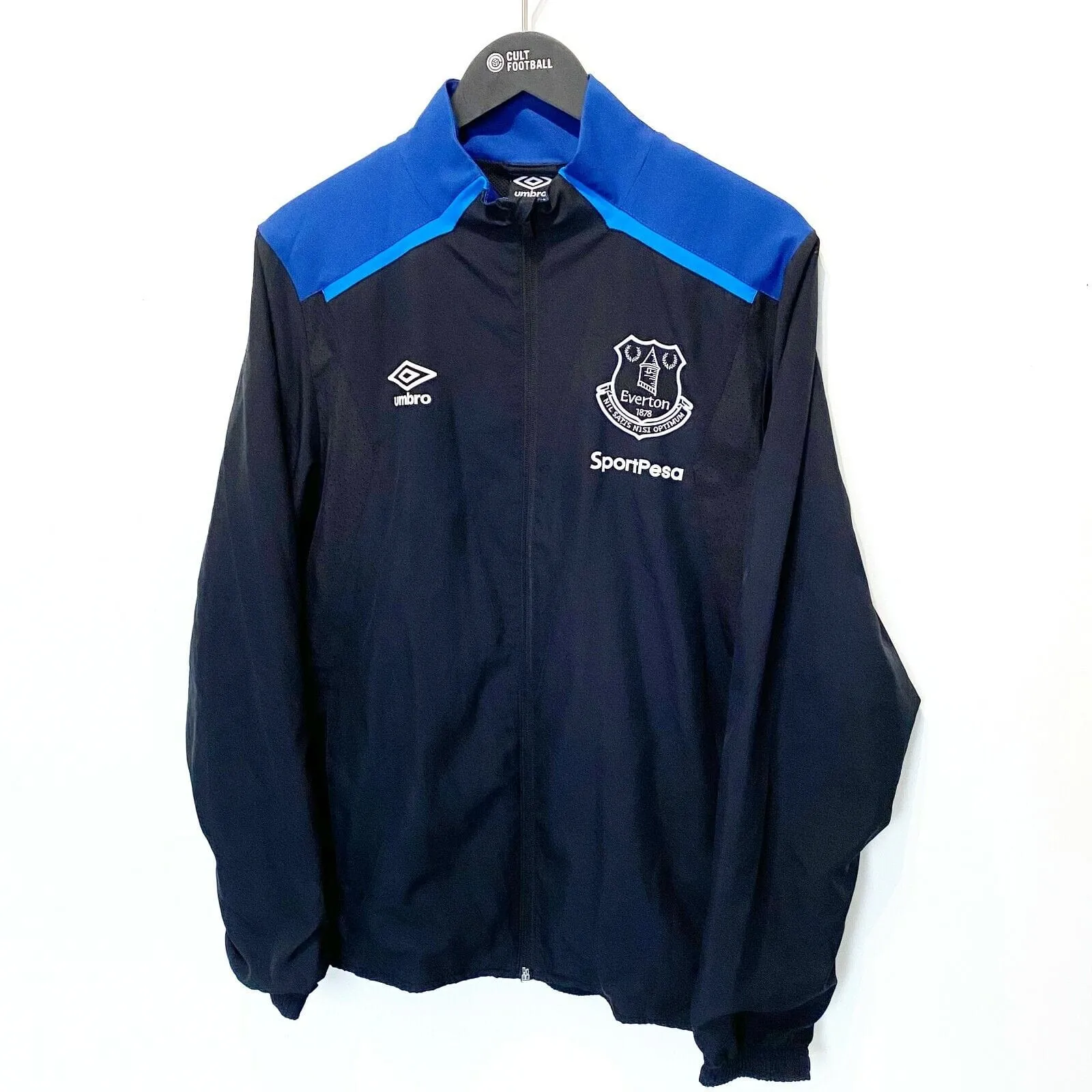 2016/17 EVERTON Vintage Umbro Football Tracksuit Top Jacket (M) Lukaku Era