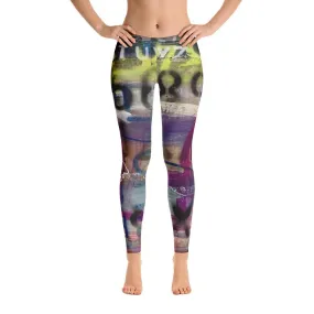 Abstract Love Leggings