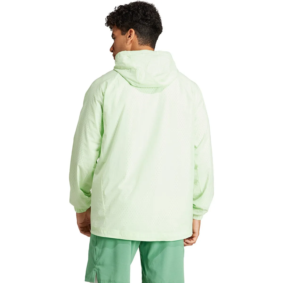 adidas Men's Semi Transparent Full-Zip Tennis Jacket