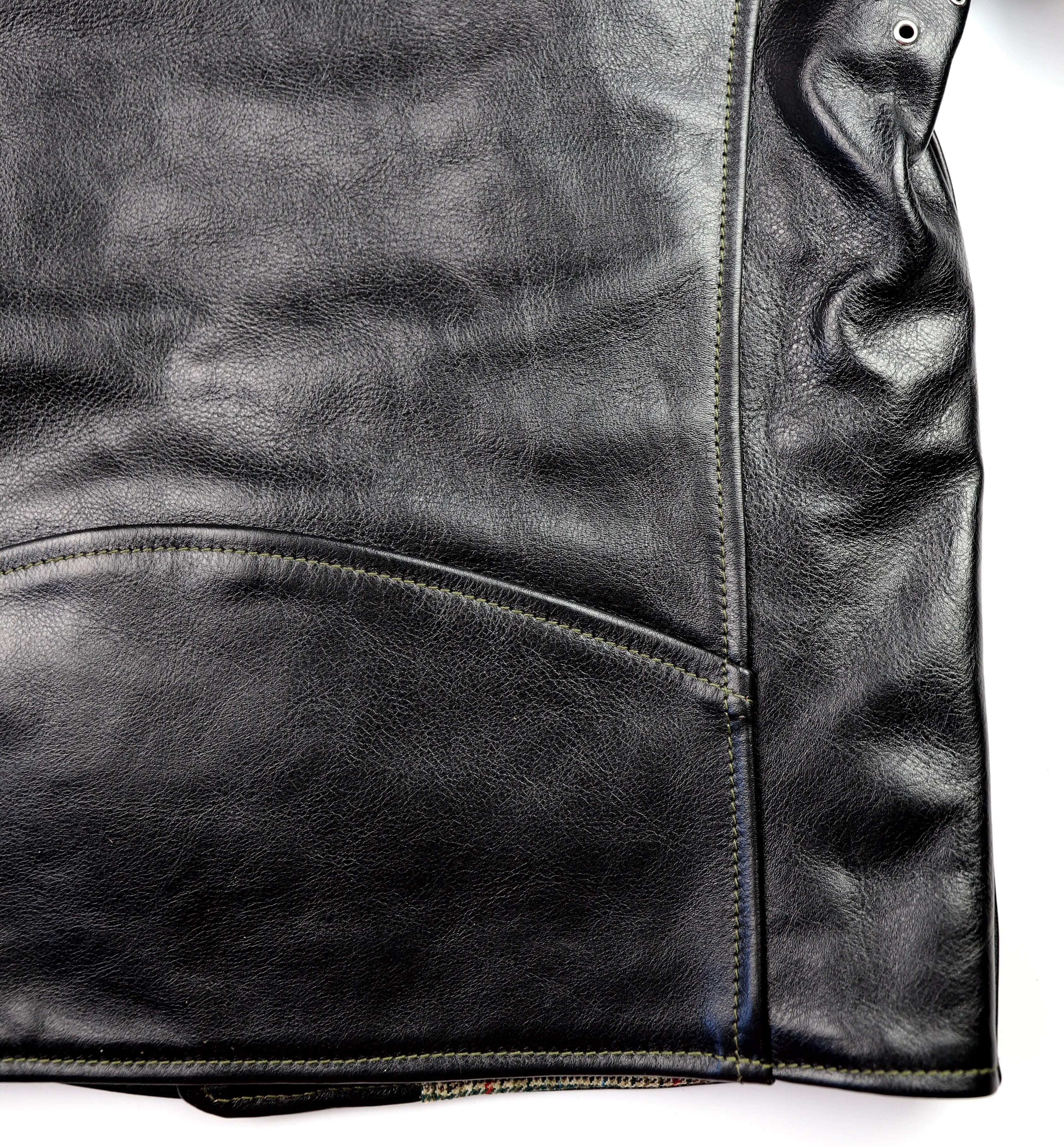 Aero Three-Pocket Ridley, size 36, Blackened Brown Vicenza Horsehide