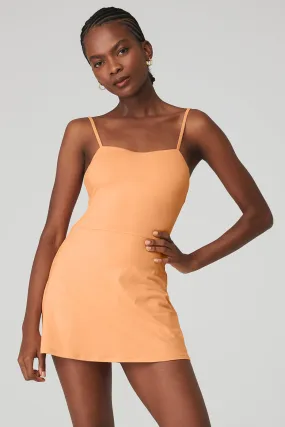 Alosoft Courtside Tennis Dress - Cantaloupe