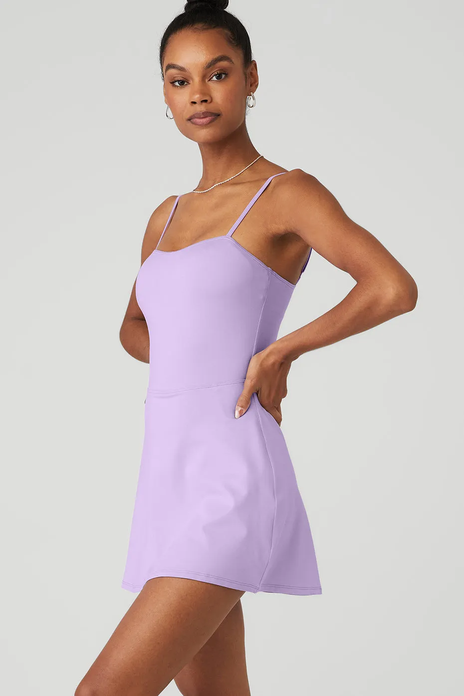 Alosoft Courtside Tennis Dress - Violet Skies