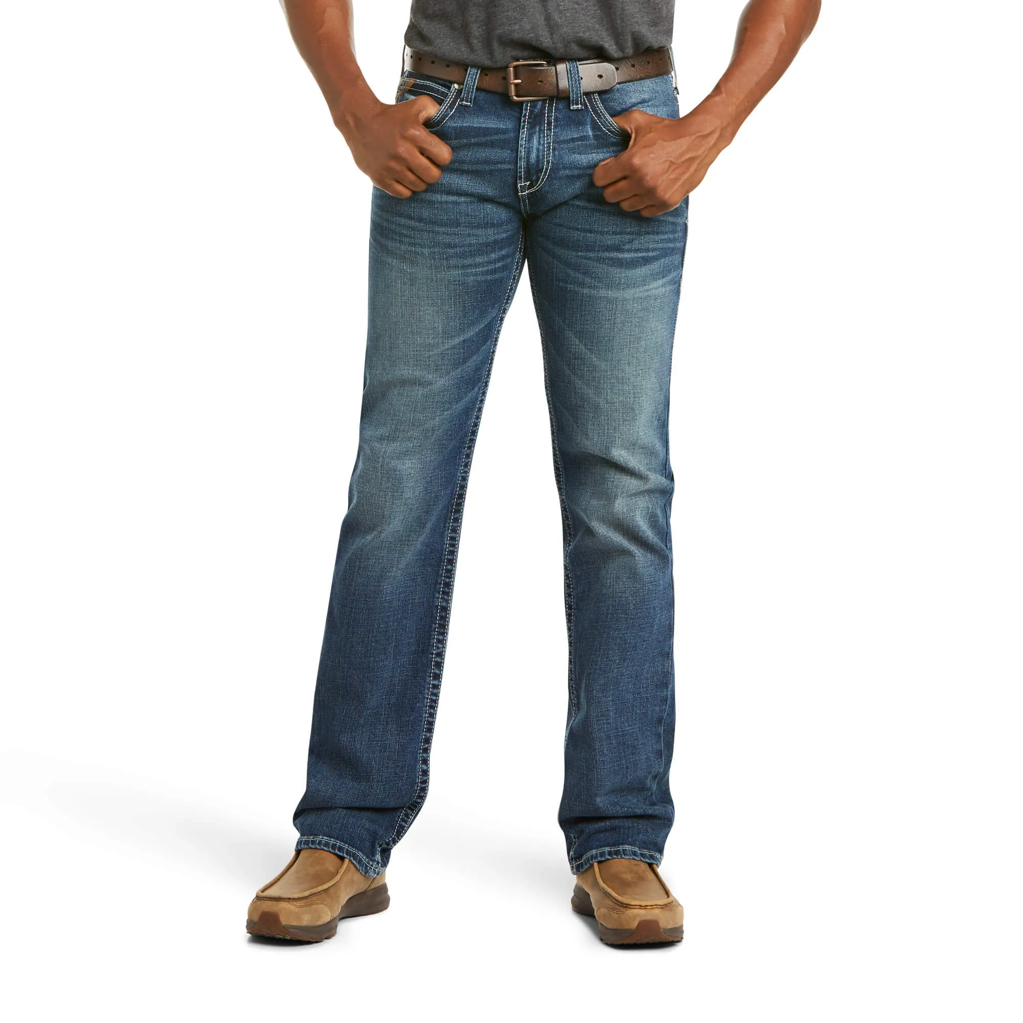 Ariat M7 Rocker Stretch Coltrane Stackable Straight Leg Jean for Men