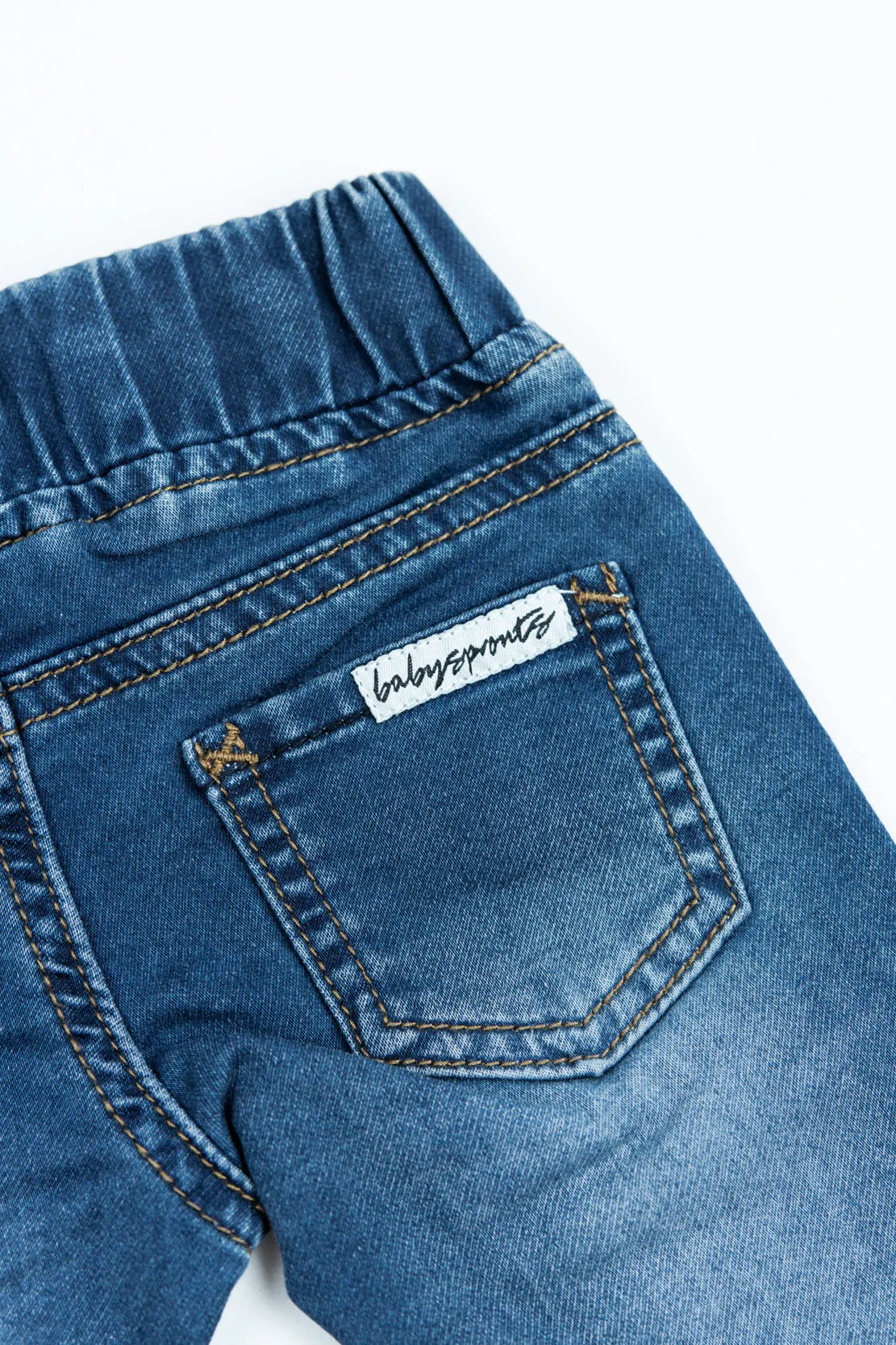 Babysprouts Denim Jeans | Mid Blue Wash