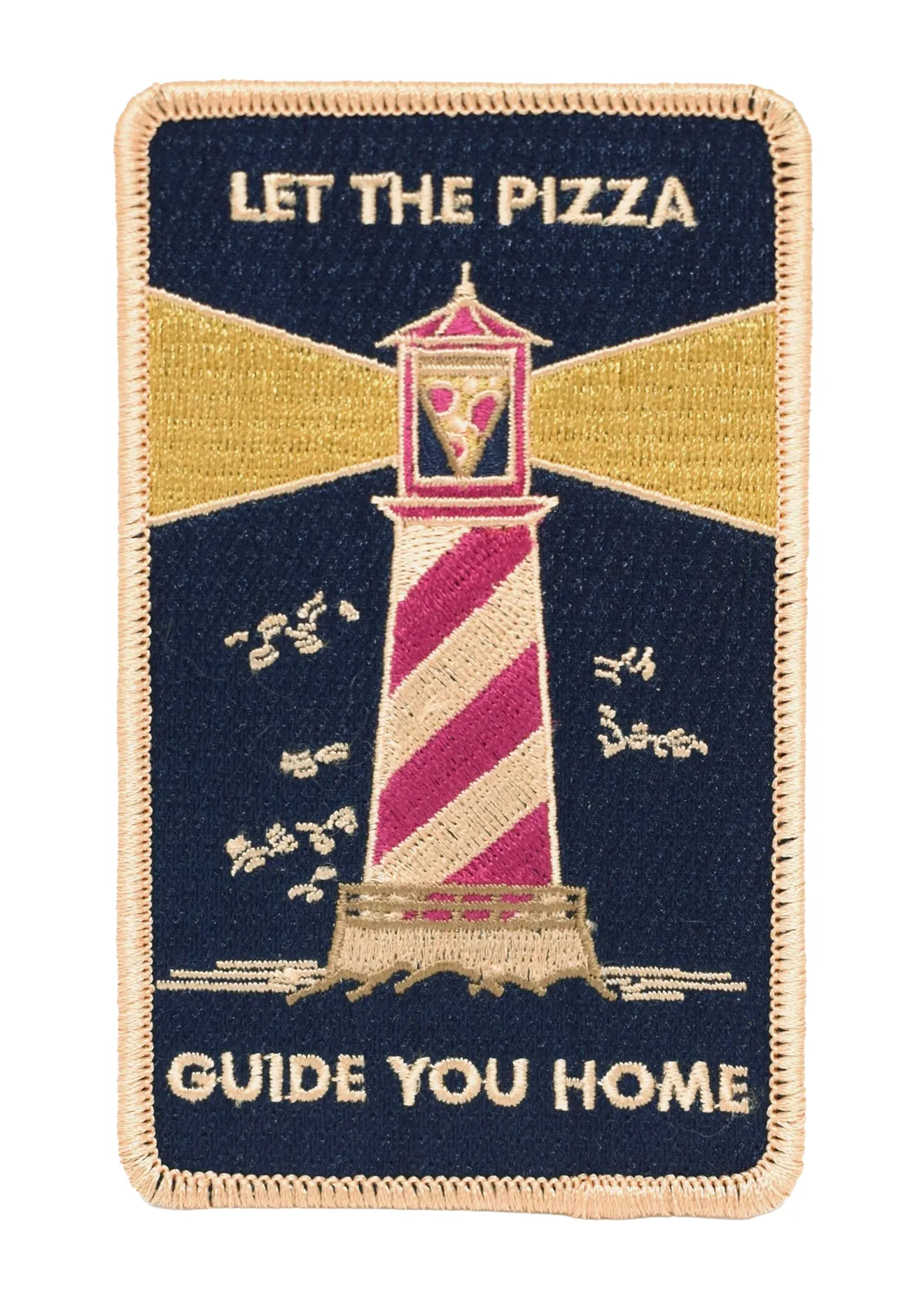 BADABOOM STUDIO PIZZA LIGHTHOUSE PATCH