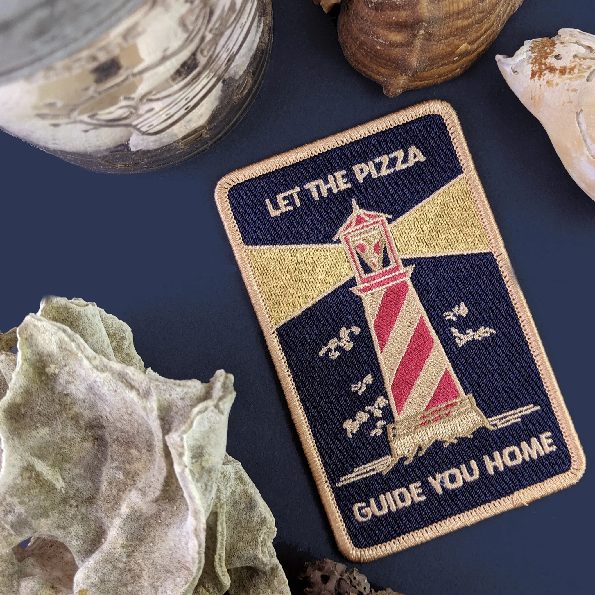 BADABOOM STUDIO PIZZA LIGHTHOUSE PATCH