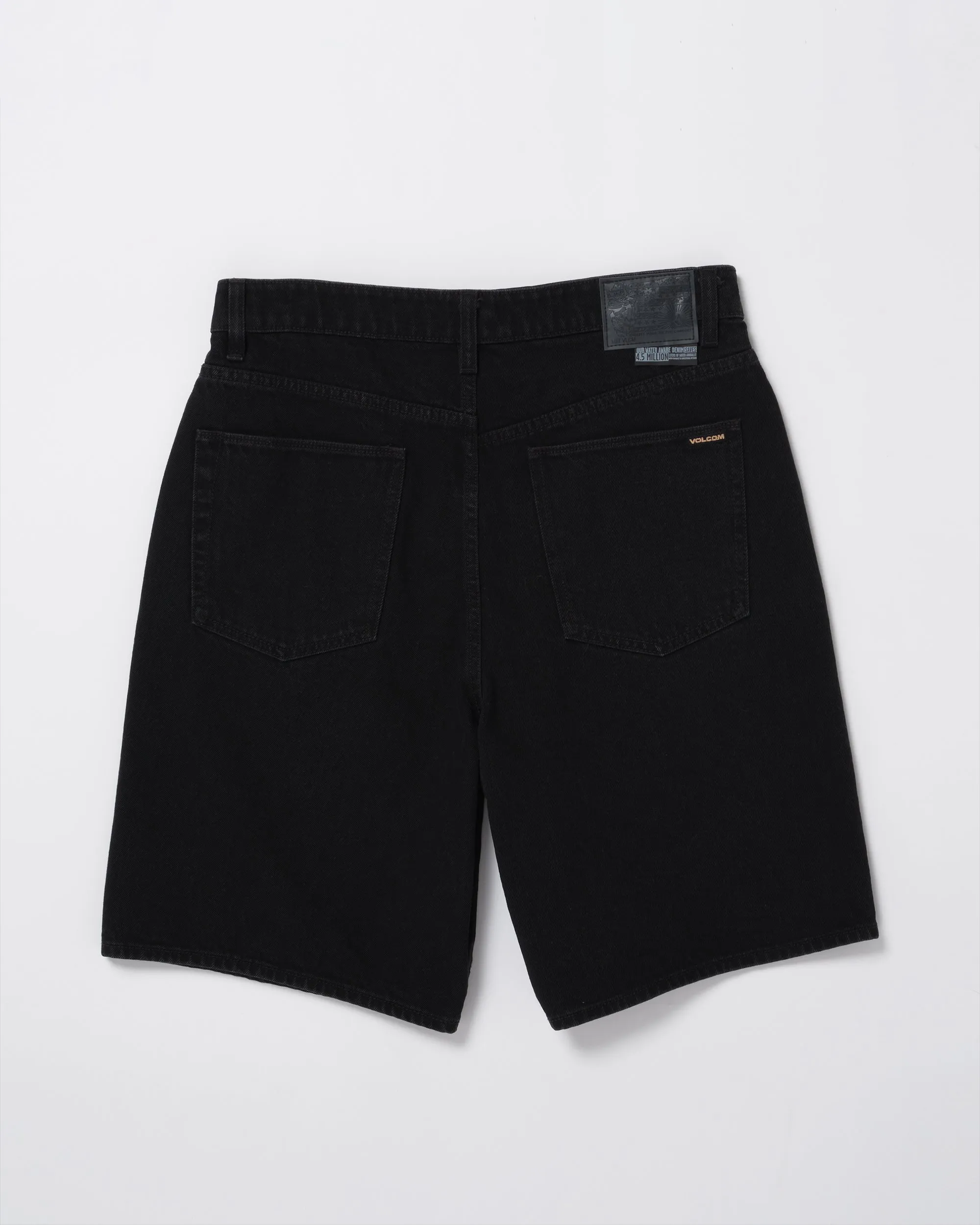 Billow Denim Short - BLACK