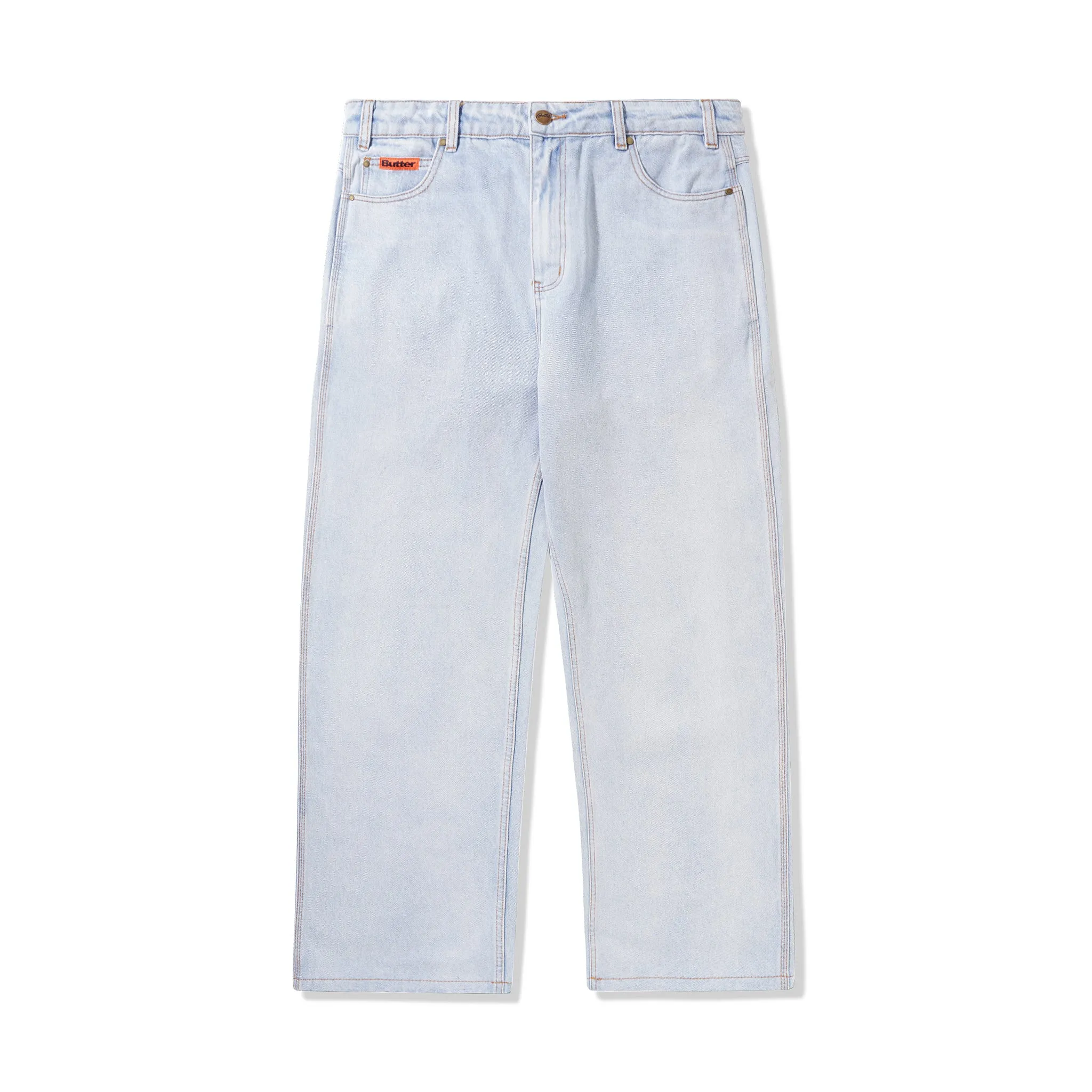 Butter Goods Relaxed Denim Jeans Light Blue