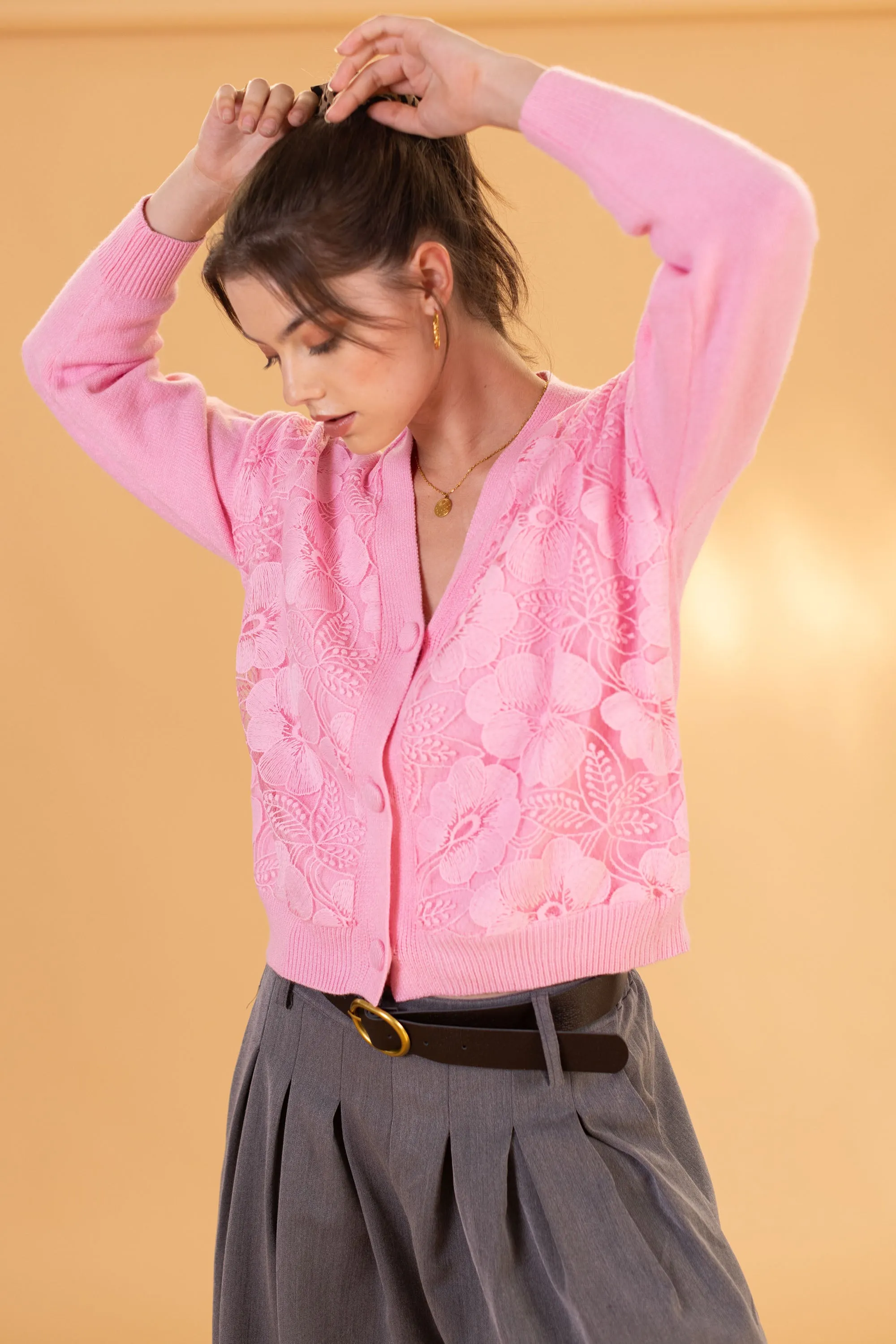 Cardigan Savoir Pink