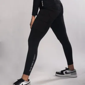 Cargo Black Leggings