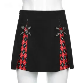 Chain Me Down Mini Skirt