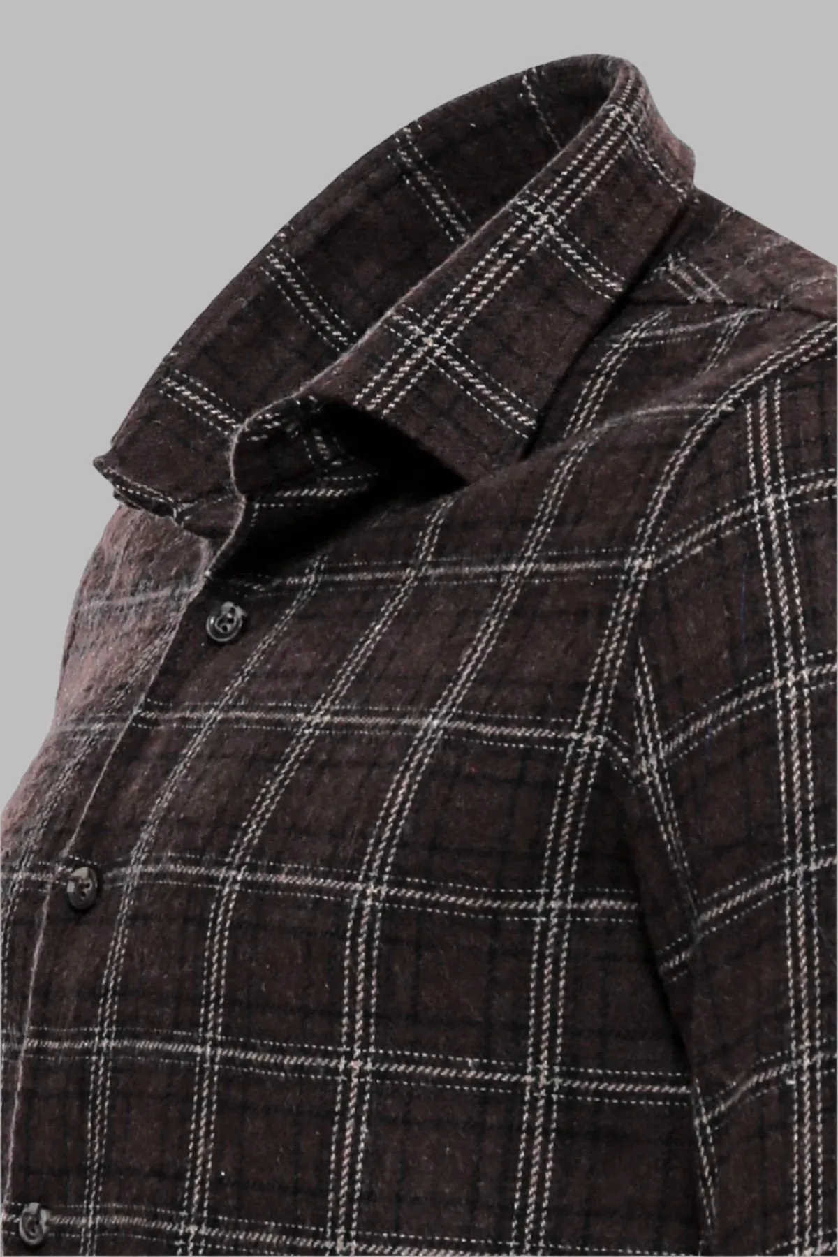 Checked Brown Men Lumberjack Shirt - Wessi