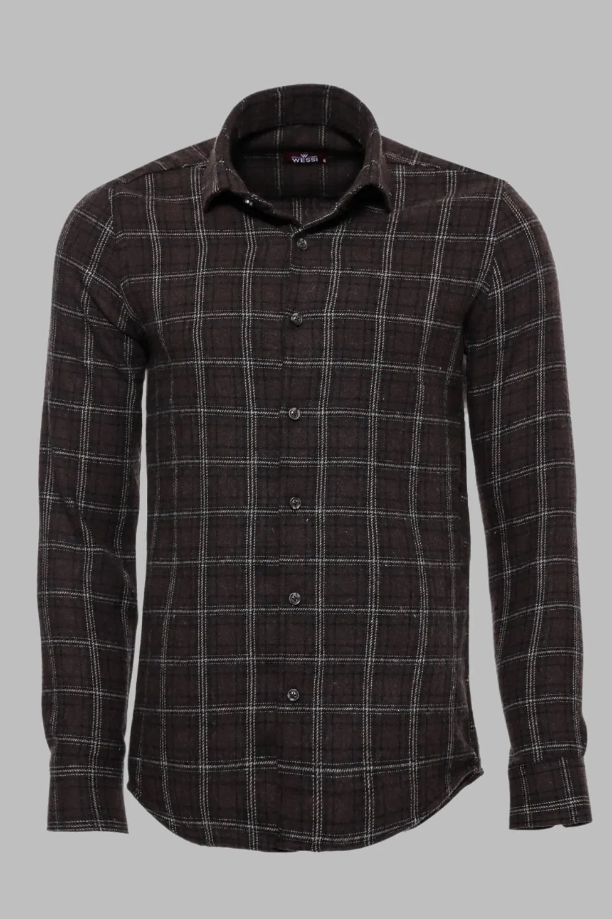 Checked Brown Men Lumberjack Shirt - Wessi