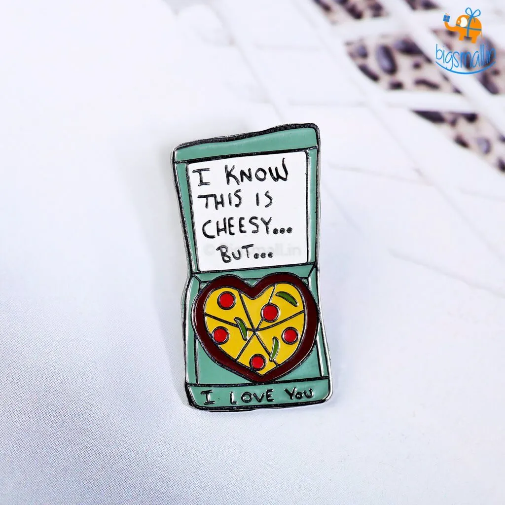 Cheesy Love Lapel Pin