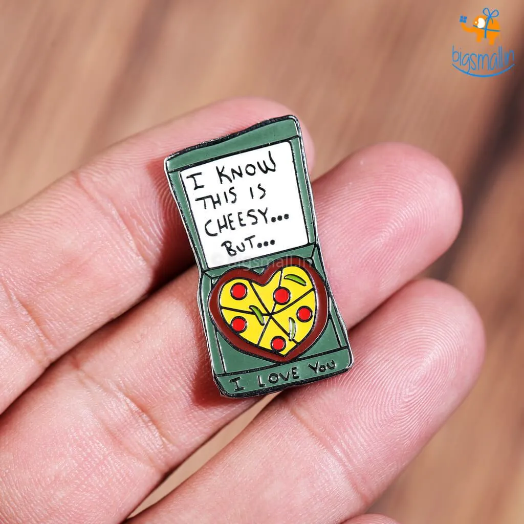 Cheesy Love Lapel Pin