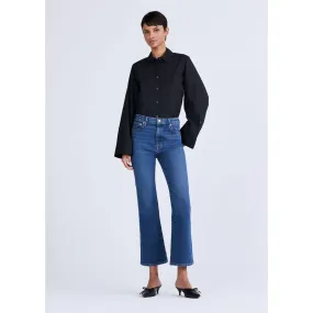 Derek Lam 10 Crosby Crosby High Rise Crop Flare Jeans