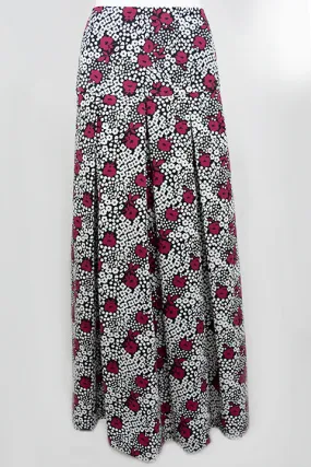 Floral Print Maxi Skirt