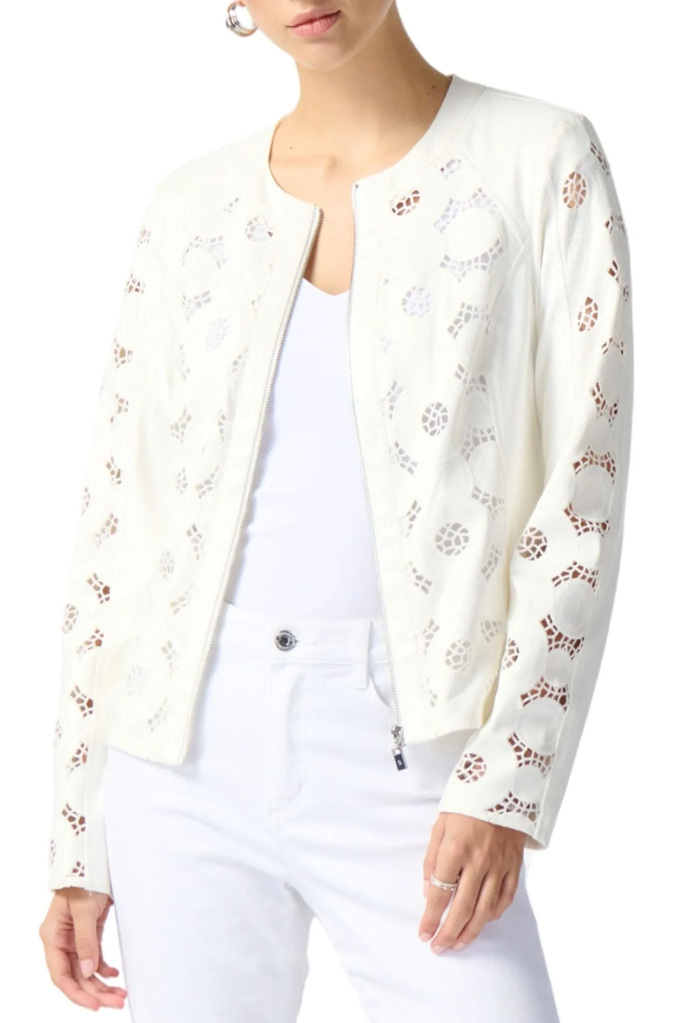 FOILED SUEDE JACKET - 242907JR