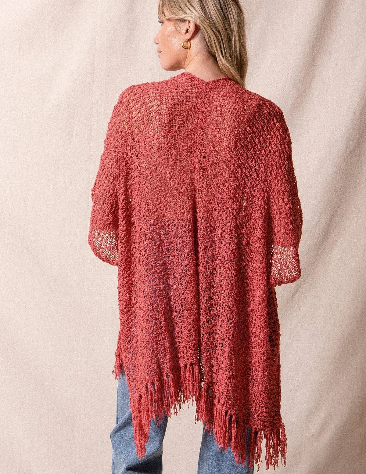 Handwoven Riva Poncho Wrap