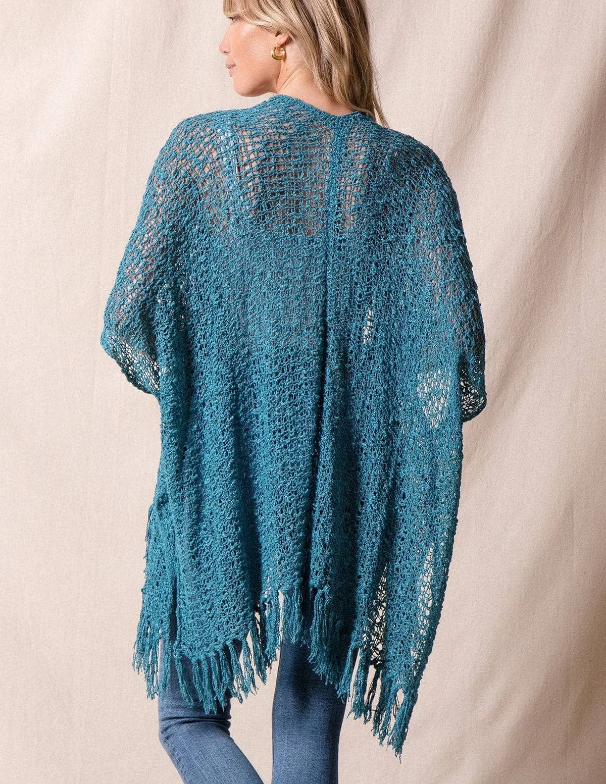 Handwoven Riva Poncho Wrap