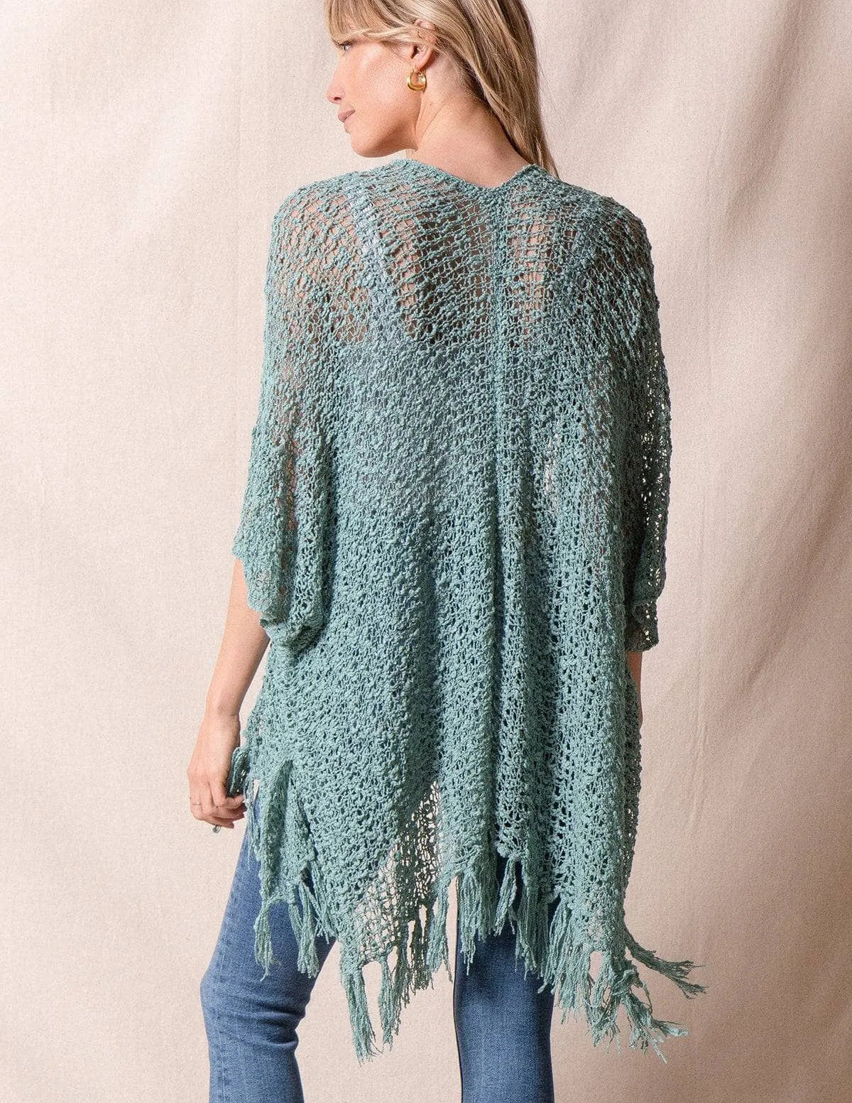 Handwoven Riva Poncho Wrap