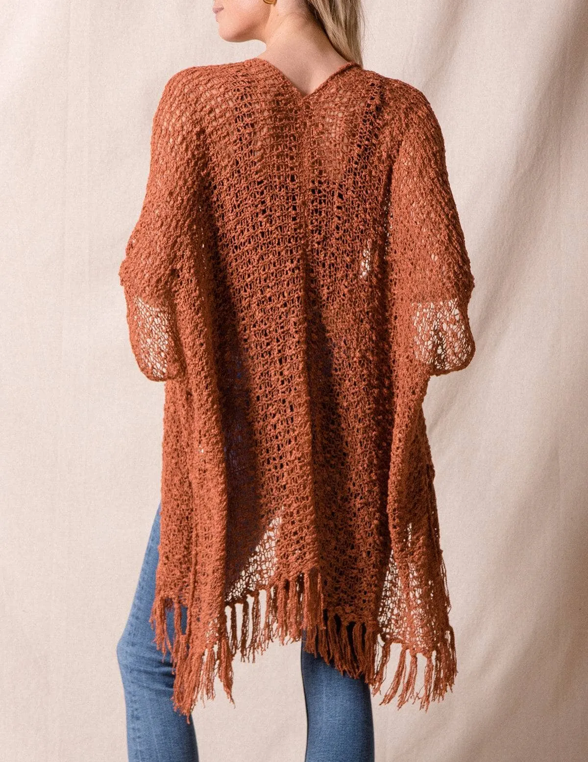 Handwoven Riva Poncho Wrap