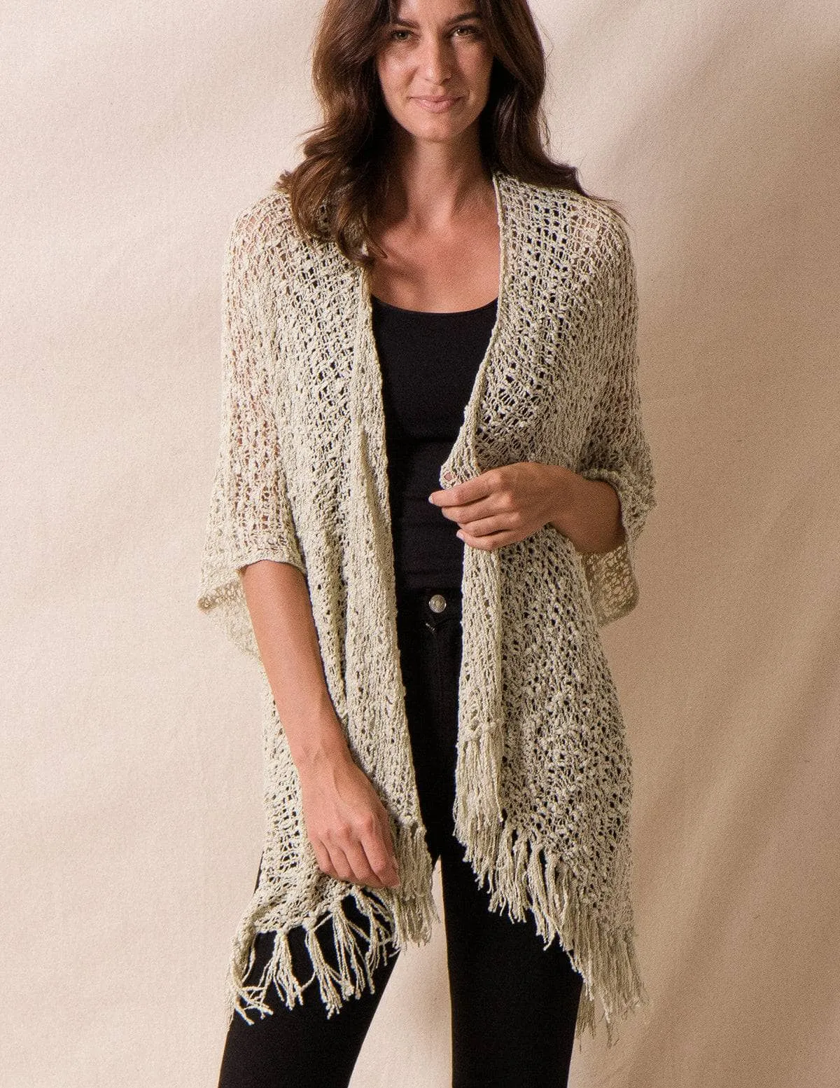 Handwoven Riva Poncho Wrap