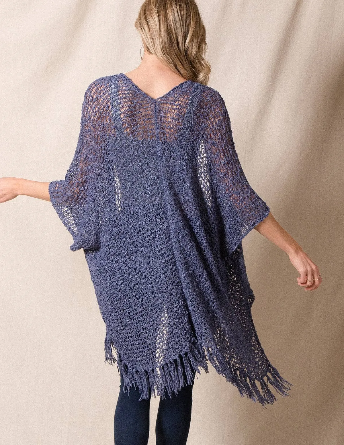 Handwoven Riva Poncho Wrap