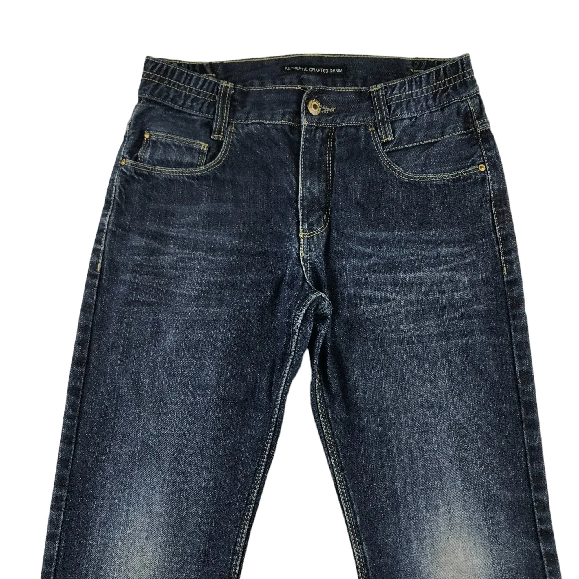 Here   There jeans 10-11 years dark blue straight leg cotton