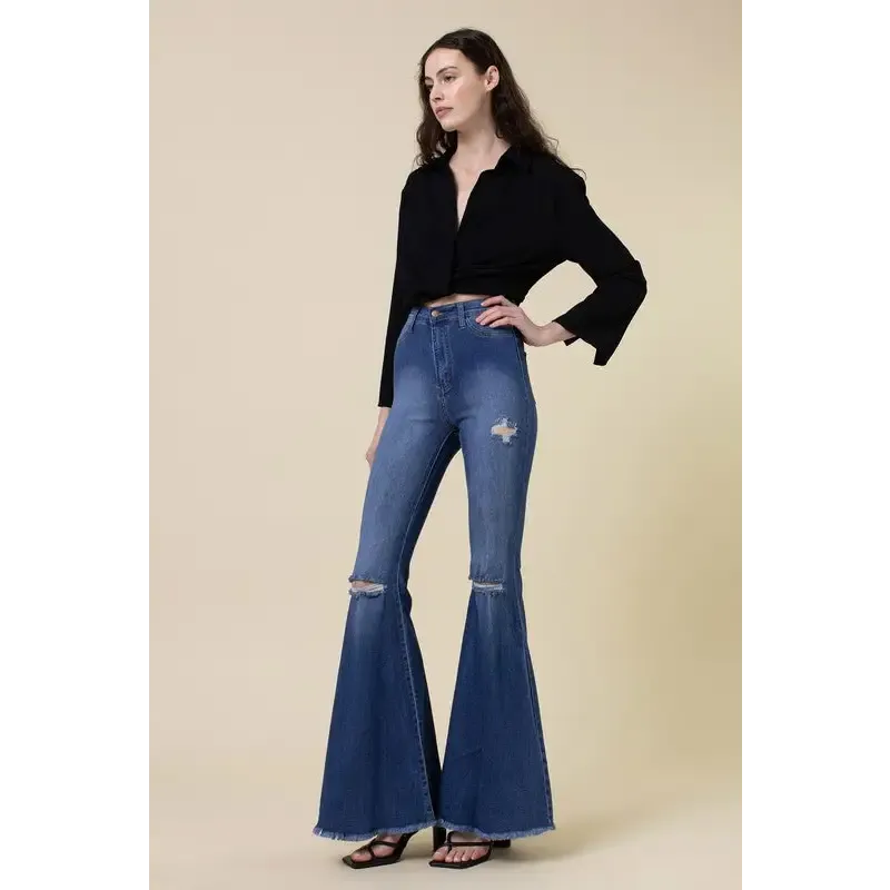 High Rise Flare Jeans