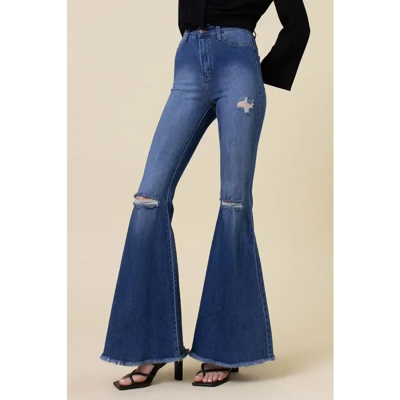 High Rise Flare Jeans