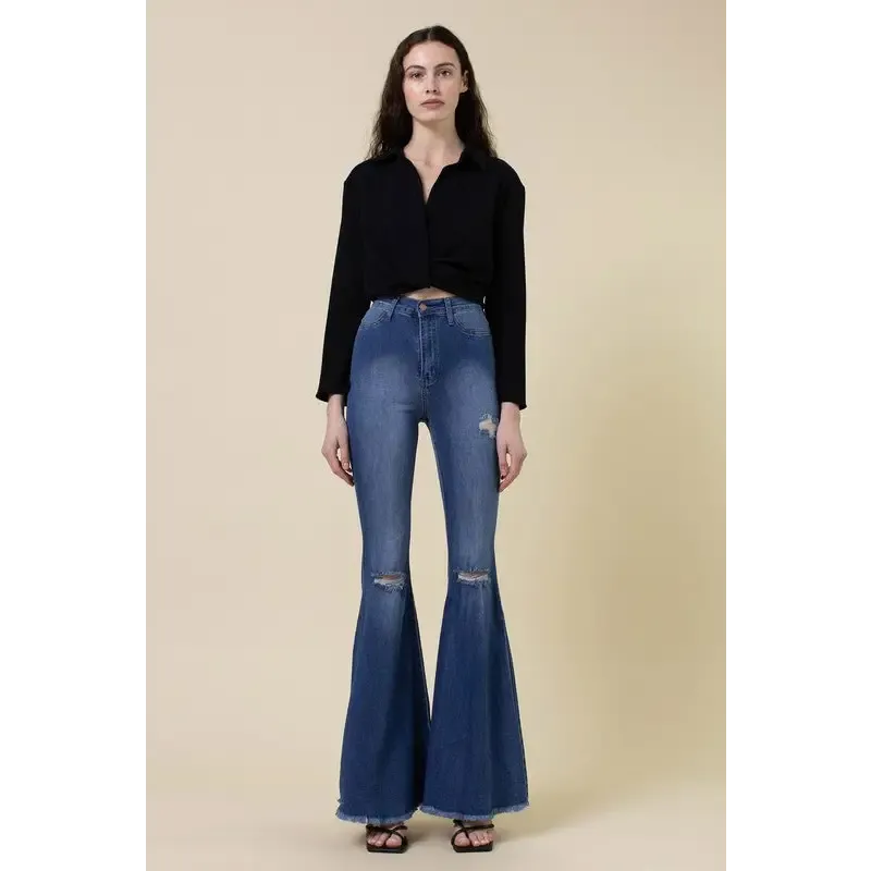 High Rise Flare Jeans