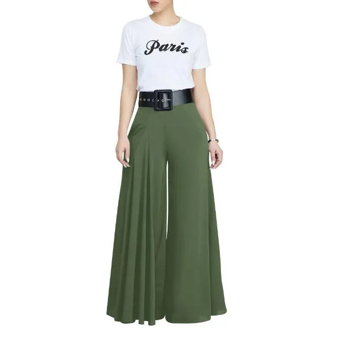 High Waist Wide Leg Palazzo Pants (6 colors)