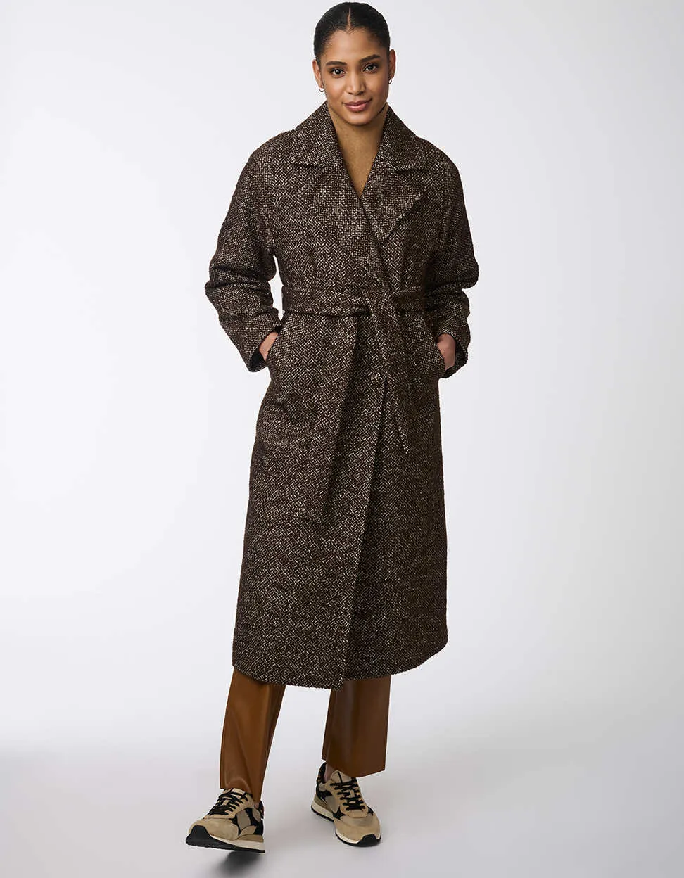 Icon Refined Belted Wool Coat