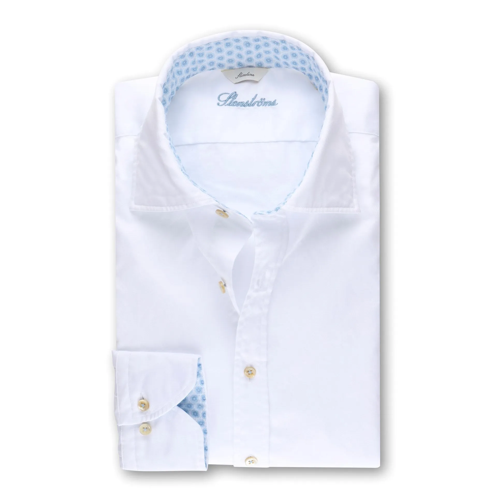 ID30477-Stentroms White Washed Cotton Shirt