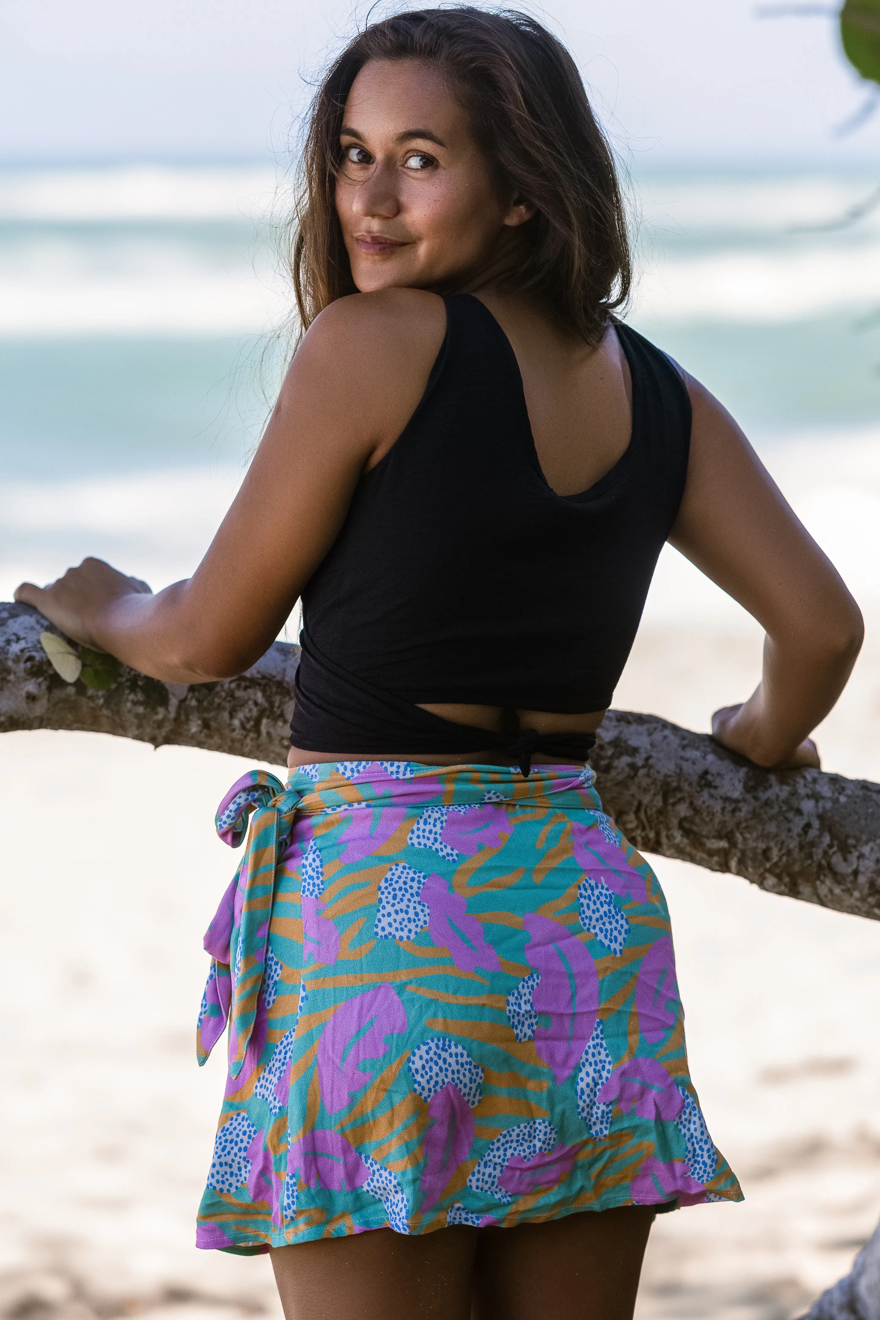 Isla Wrap Skirt - Wild Thing