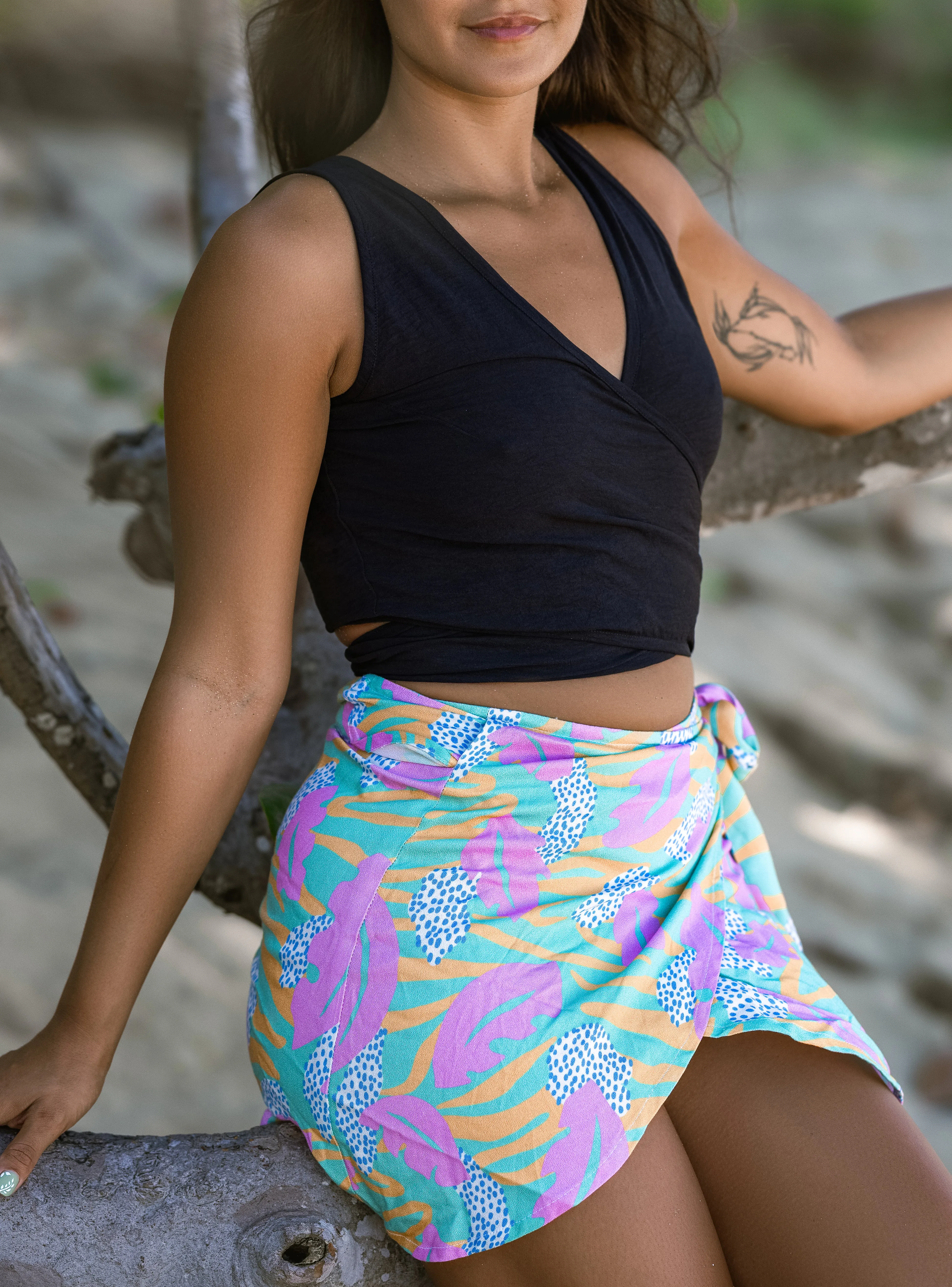 Isla Wrap Skirt - Wild Thing