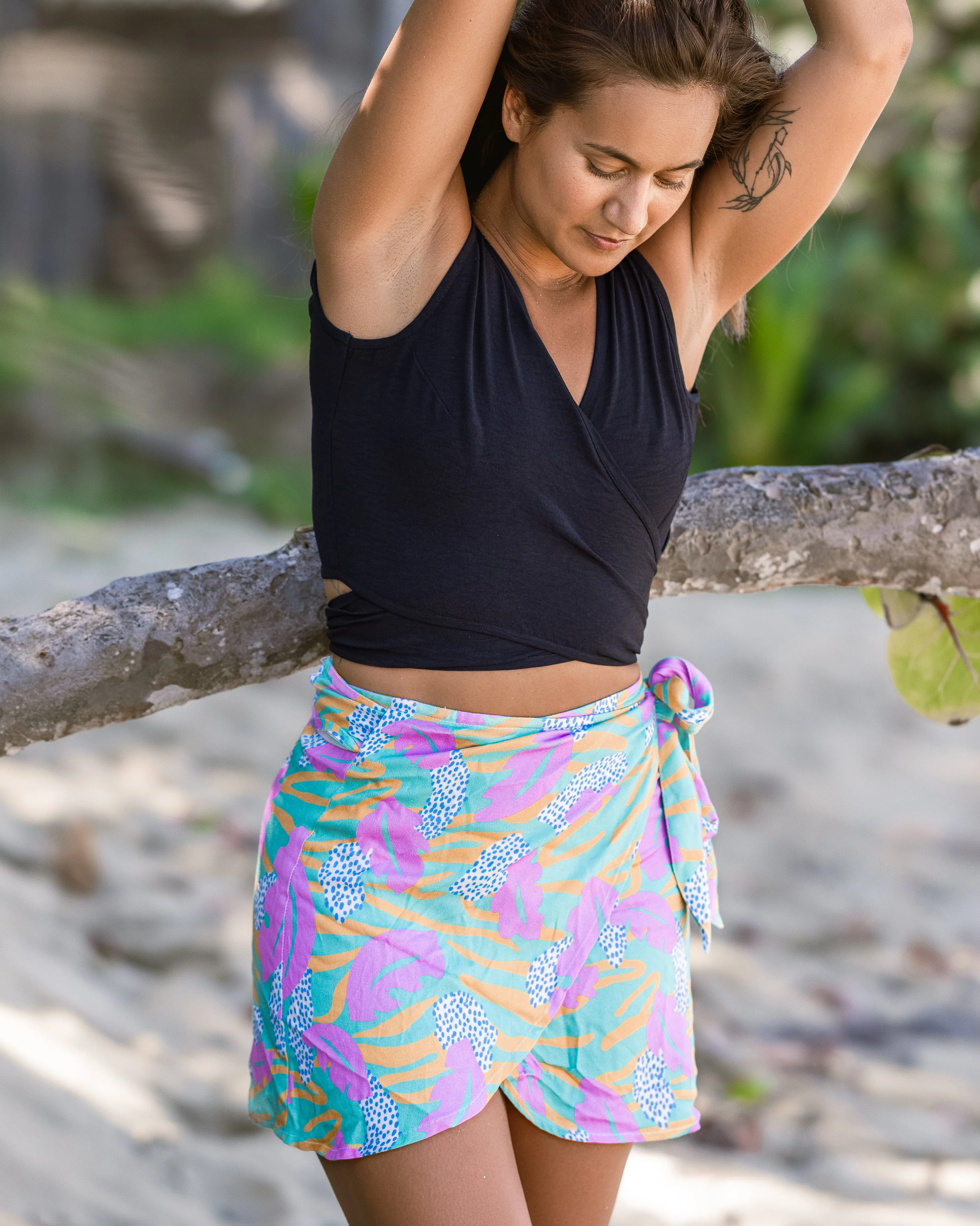 Isla Wrap Skirt - Wild Thing