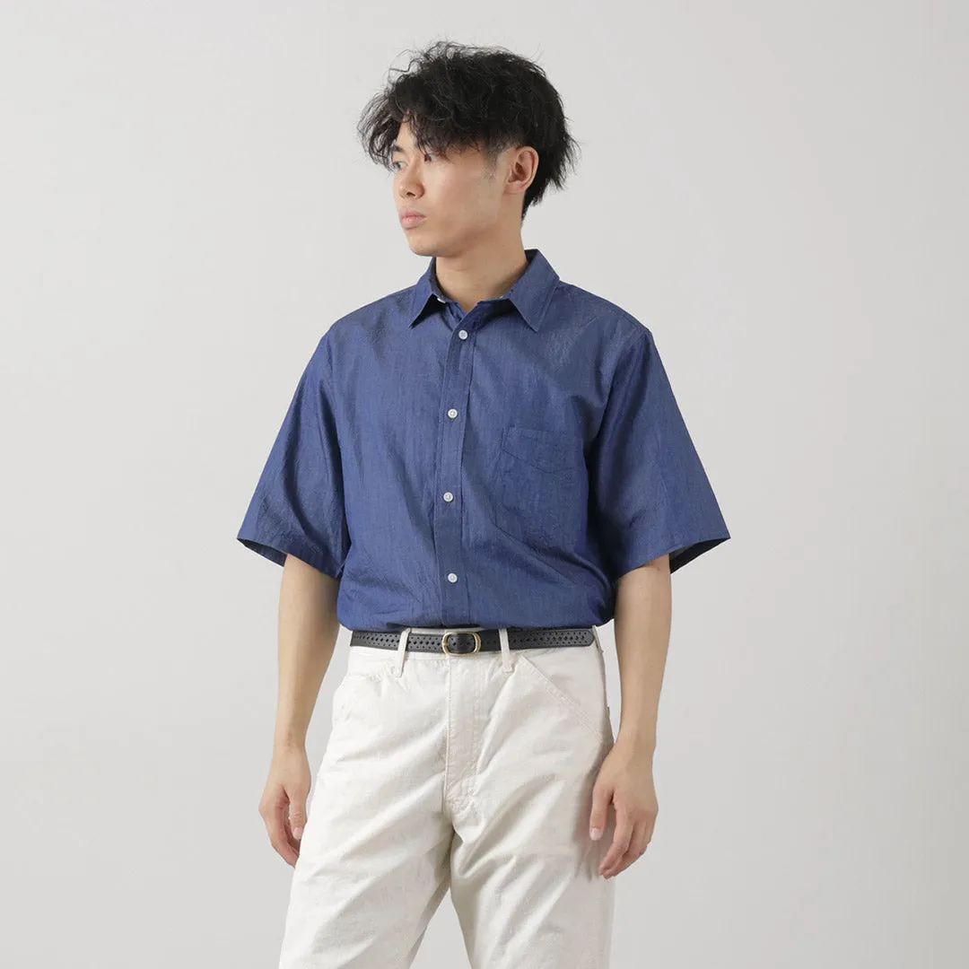 JAPAN BLUE JEANS / 3oz denim short sleeve shirt