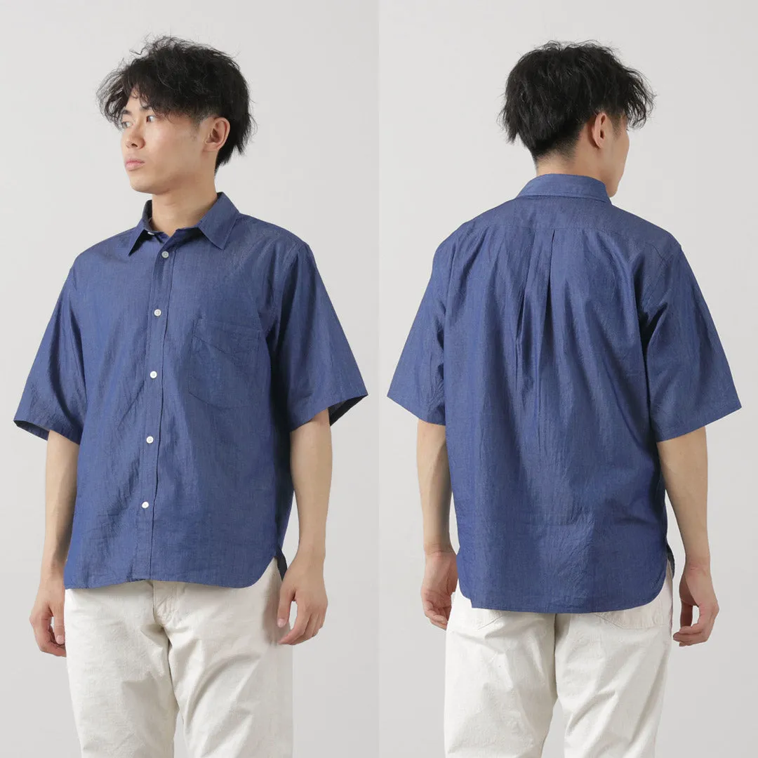 JAPAN BLUE JEANS / 3oz denim short sleeve shirt