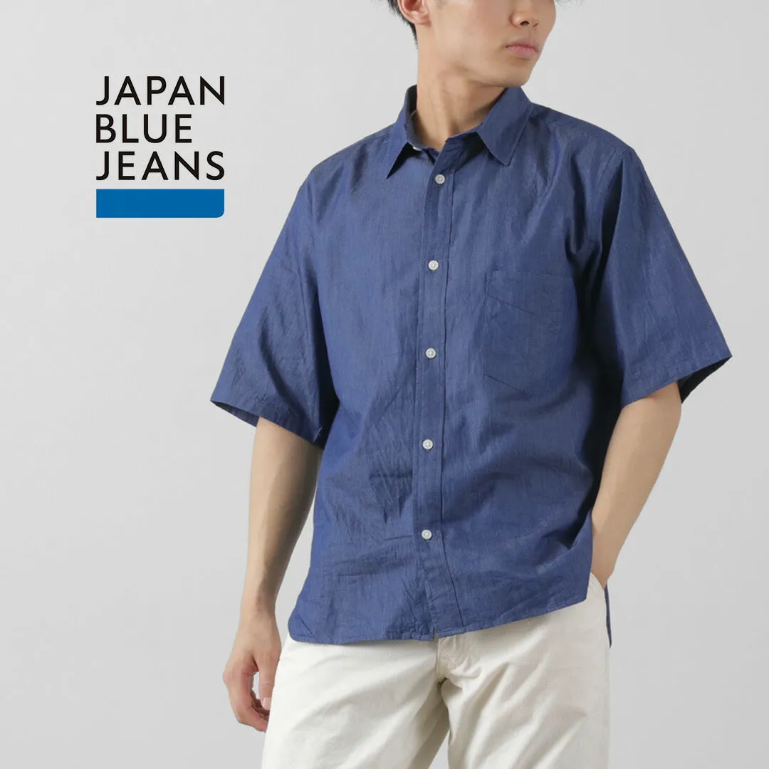 JAPAN BLUE JEANS / 3oz denim short sleeve shirt