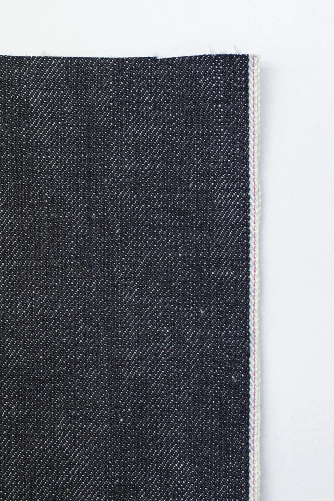 KUROKI SLUBBY AND HEAVY DEEP INDIGO PINK SELVEDGE ID