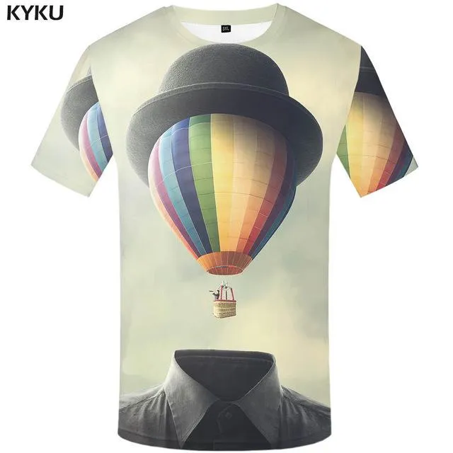 KYKU Brand Russia T-shirt Bear Shirt