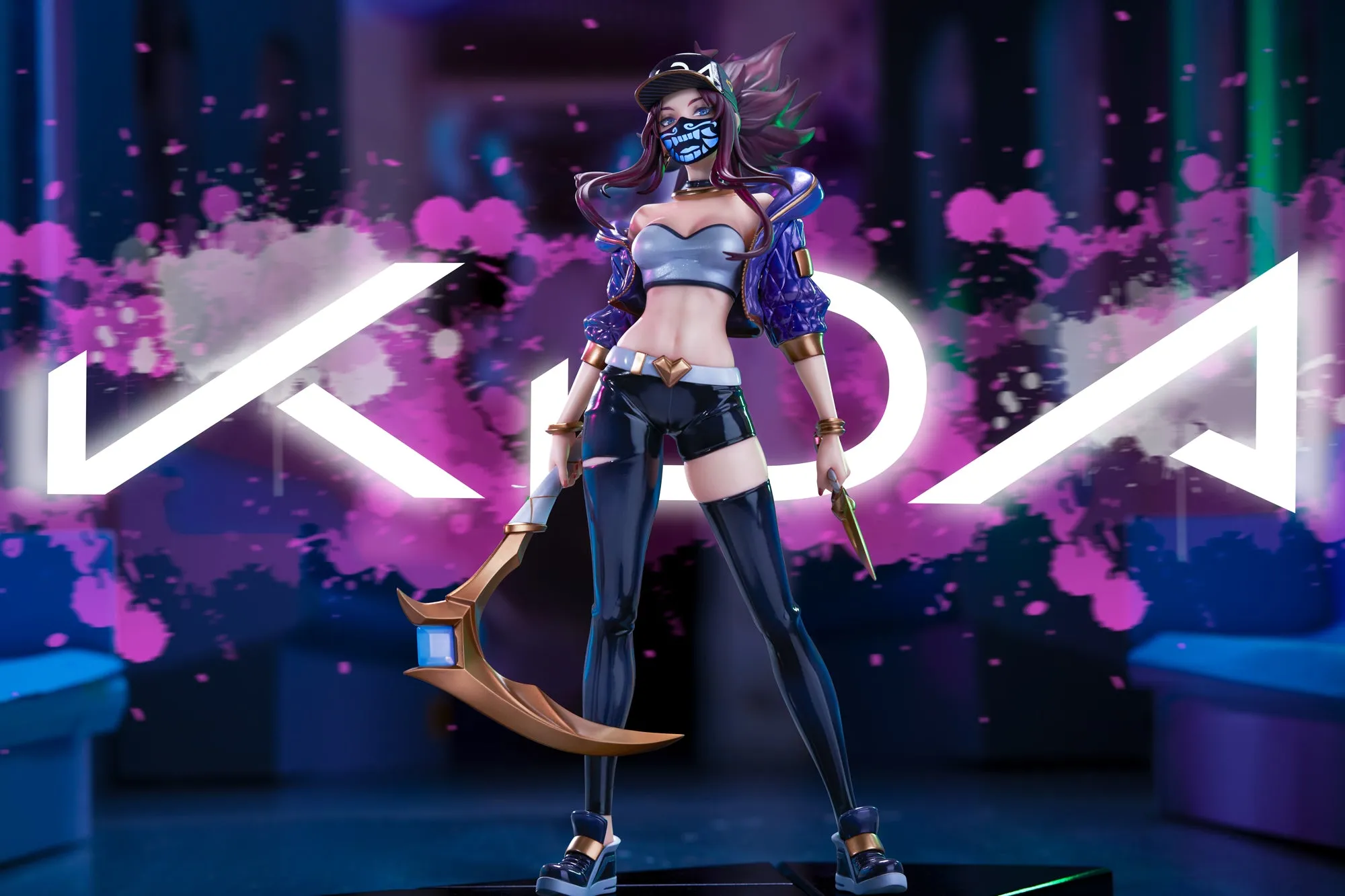 League of Legends K/DA Akali 1/7 Scale Figure