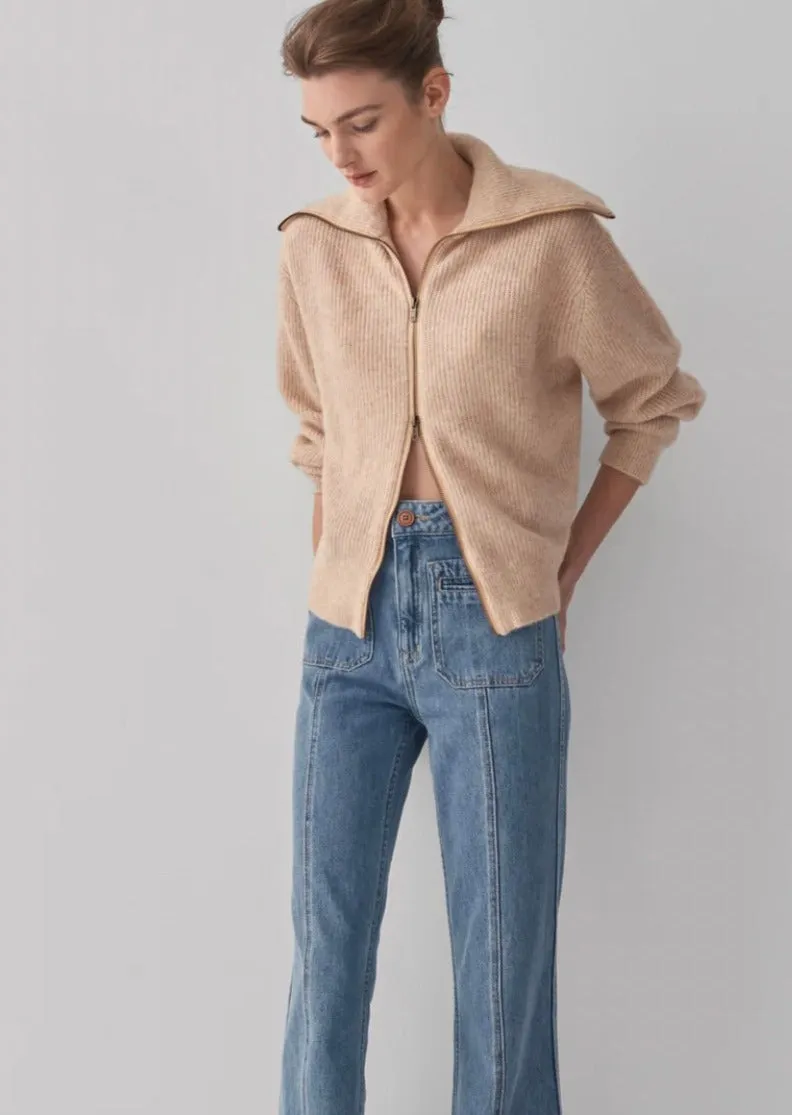 Ledger Cardigan Sand