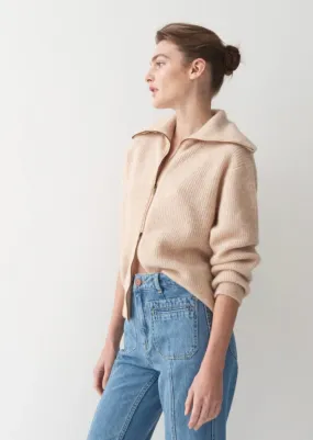 Ledger Cardigan Sand