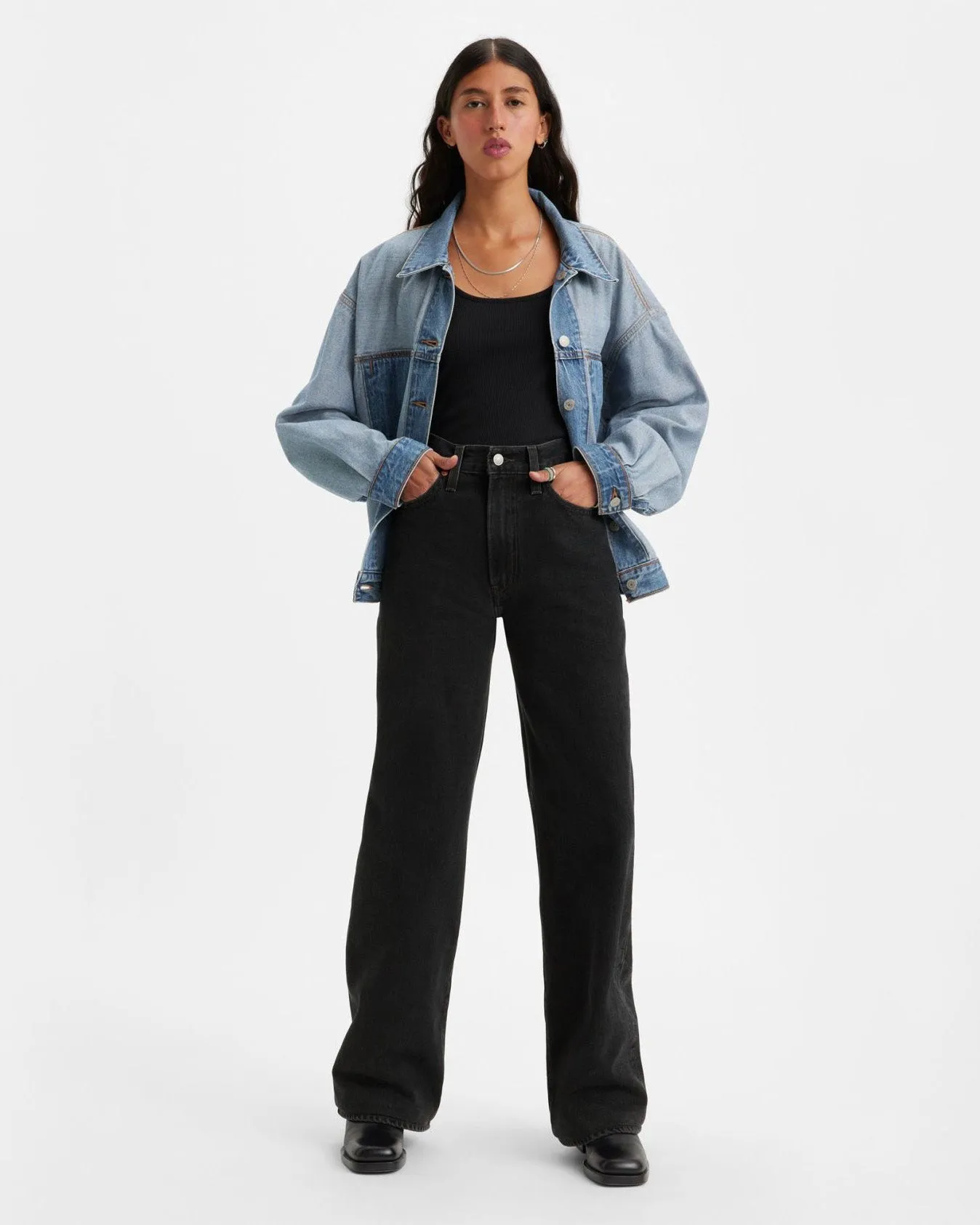 Levi's® Womens Ribcage Wide Leg Jeans - Rosie Posie