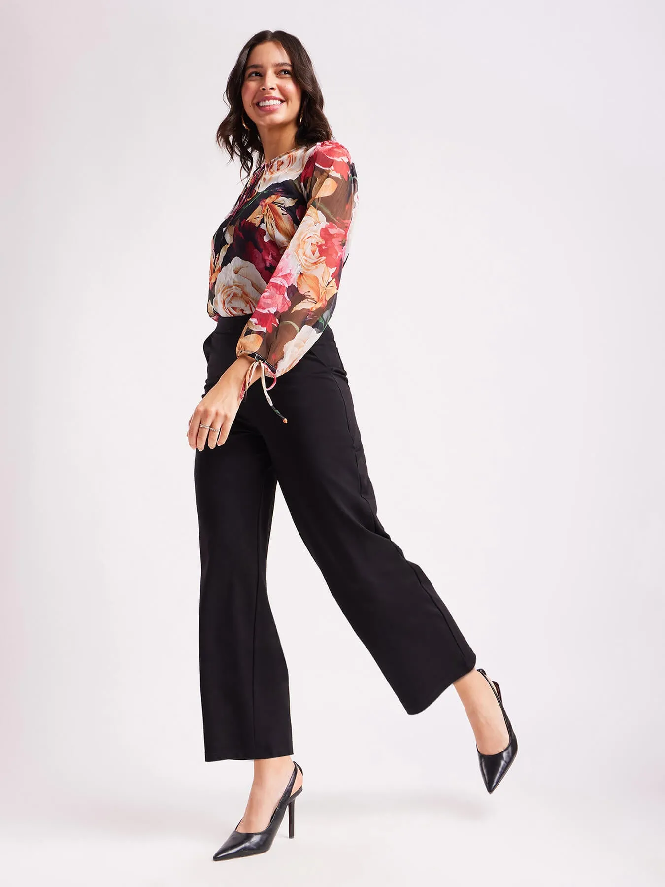 LivIn Air Wide Leg Pants - Black