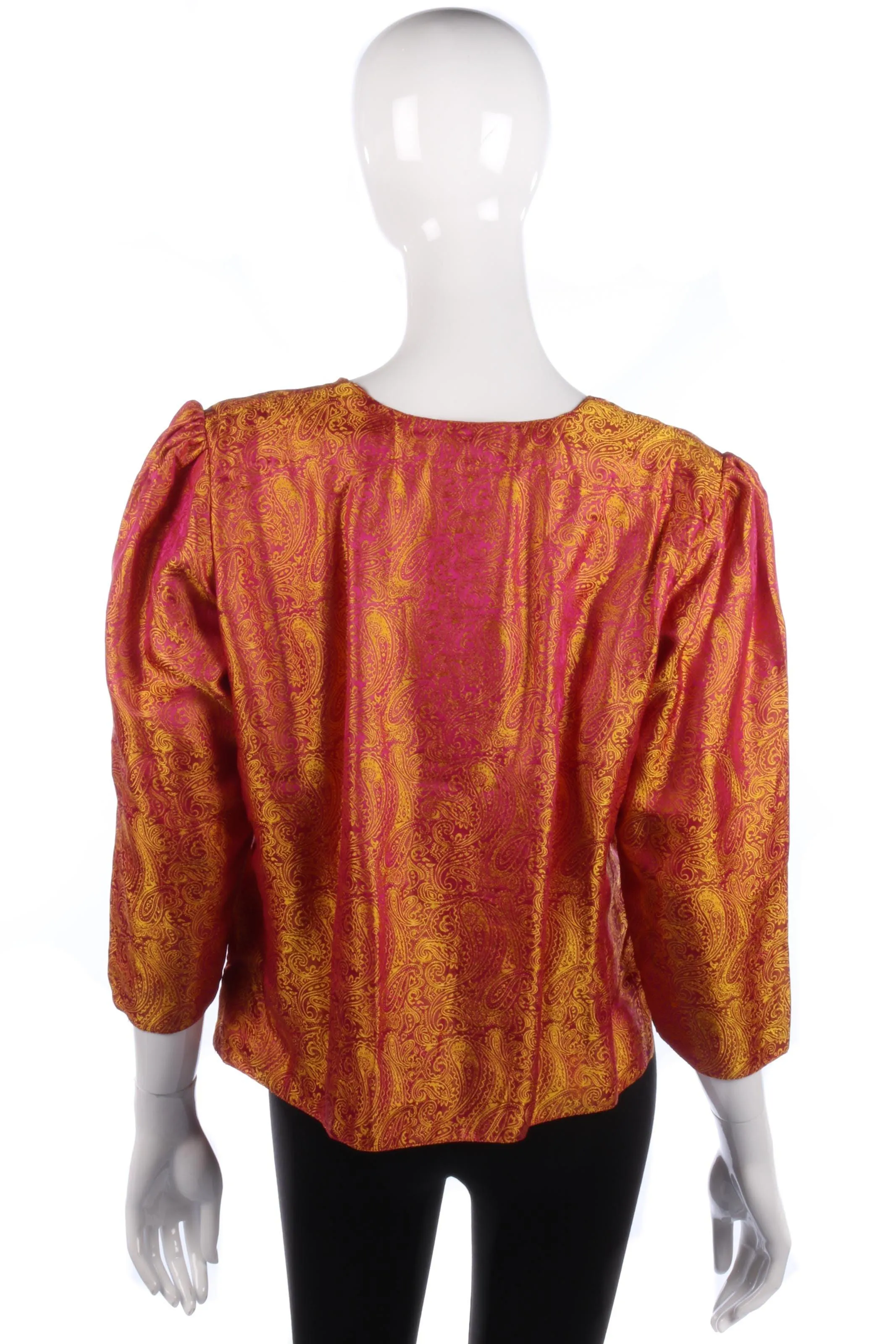 Lovely pink and gold summer jacket/blouse, size M/L