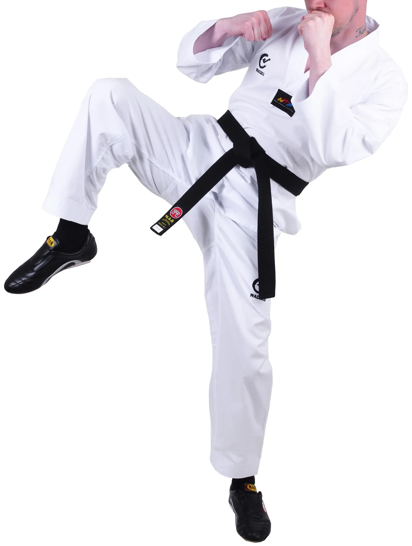 MAR-032B | White WT Approved Taekwondo Uniform